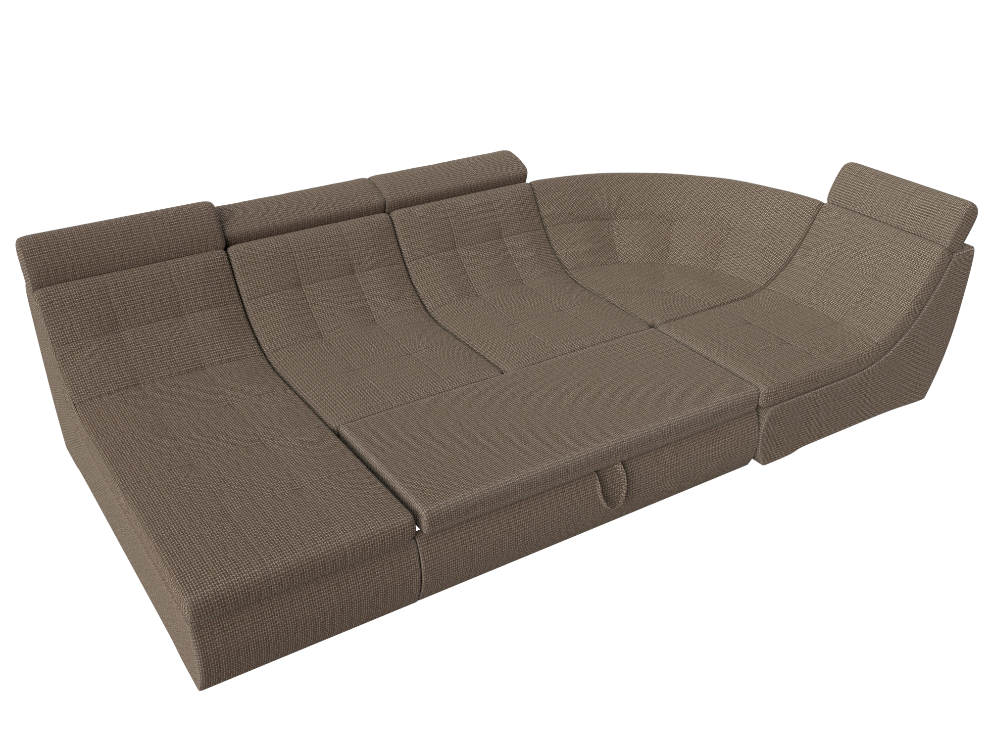 П-образный модульный диван Холидей Люкс корфу 03