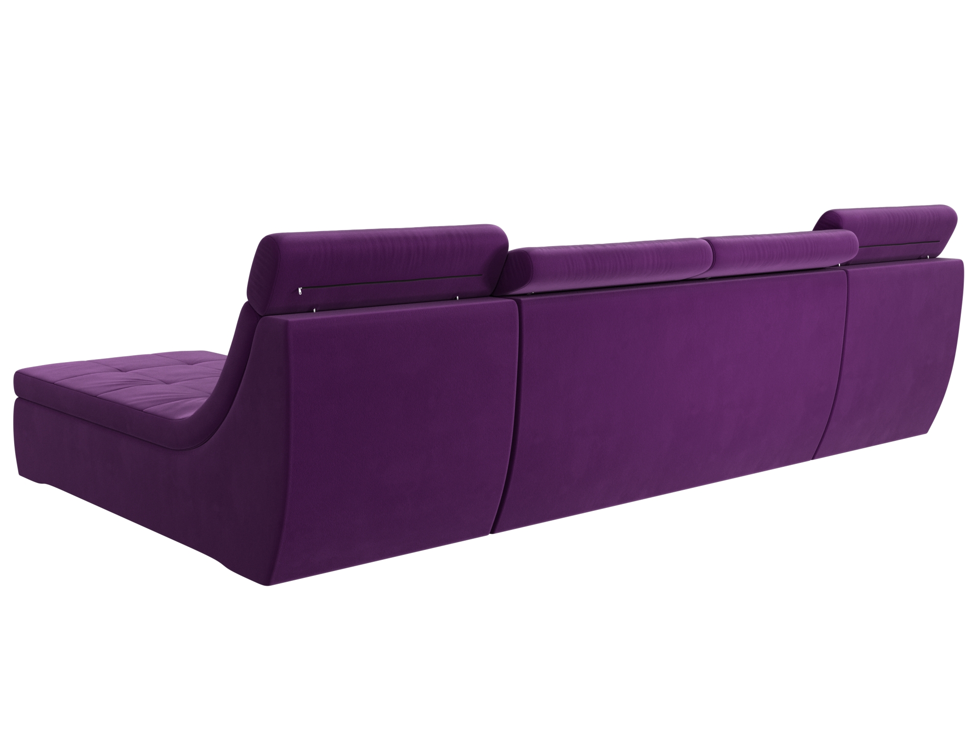 Угловой модульный диван Холидей Люкс Фиолетовый