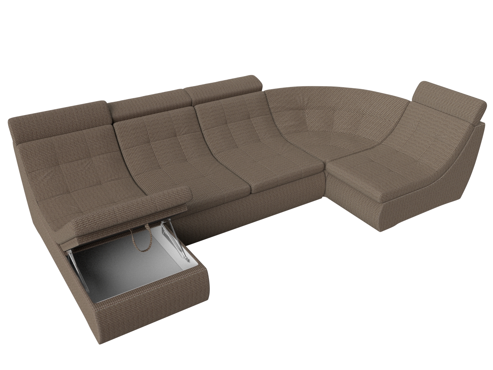 П-образный модульный диван Холидей Люкс корфу 03